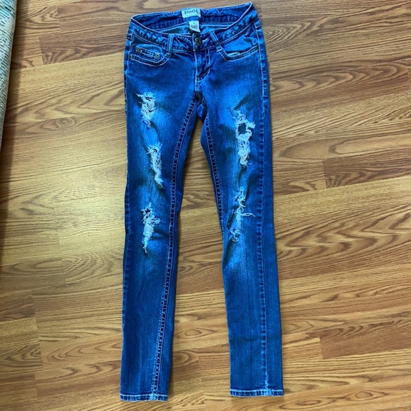 Mudd Skinny Ripped Jeans - Picture 3 of 6